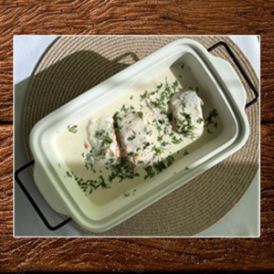 Сьомга в соусі Дор-Блю