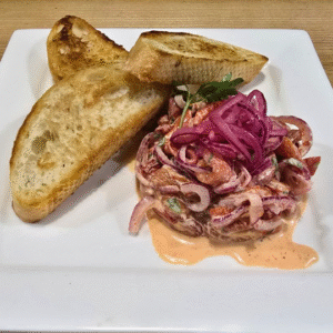 СМАКОТА З ЗАПЕЧЕНОГО БОЛГАРСЬКОГО ПЕРЦЮ З ГРІНКАМИ